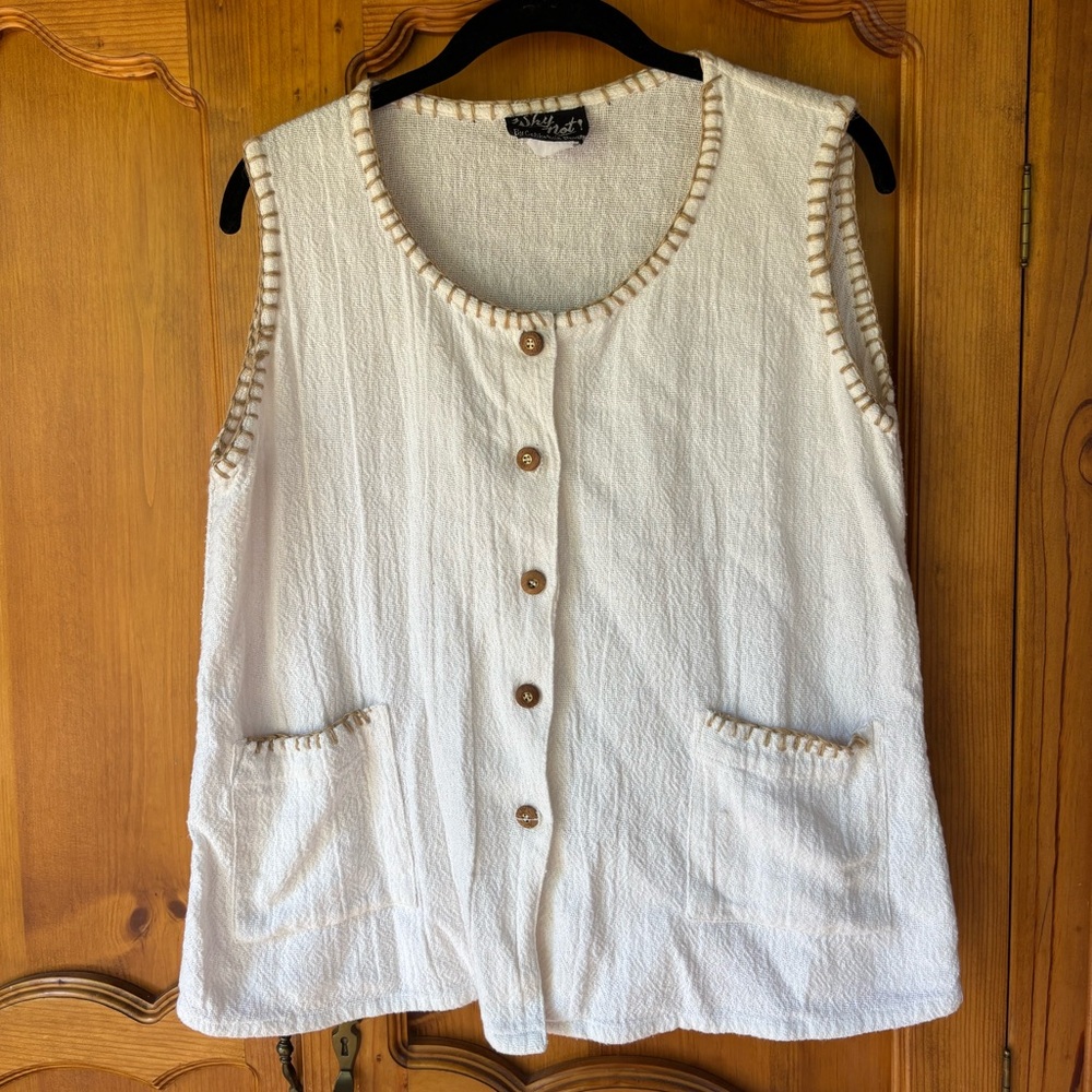 Vintage white tank